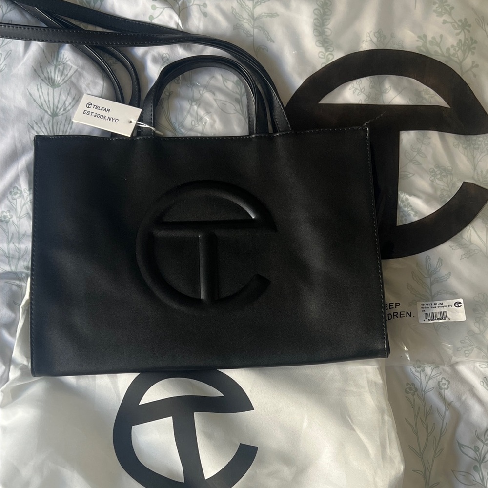 Telfar Classic Black Tote Bag